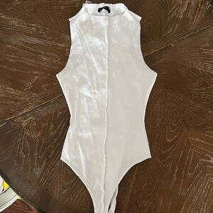 Nordstrom White Sleeveless Bodysuit